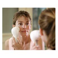 Woman Using Clarisonic
